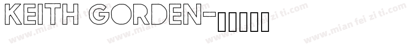 Keith Gorden字体转换